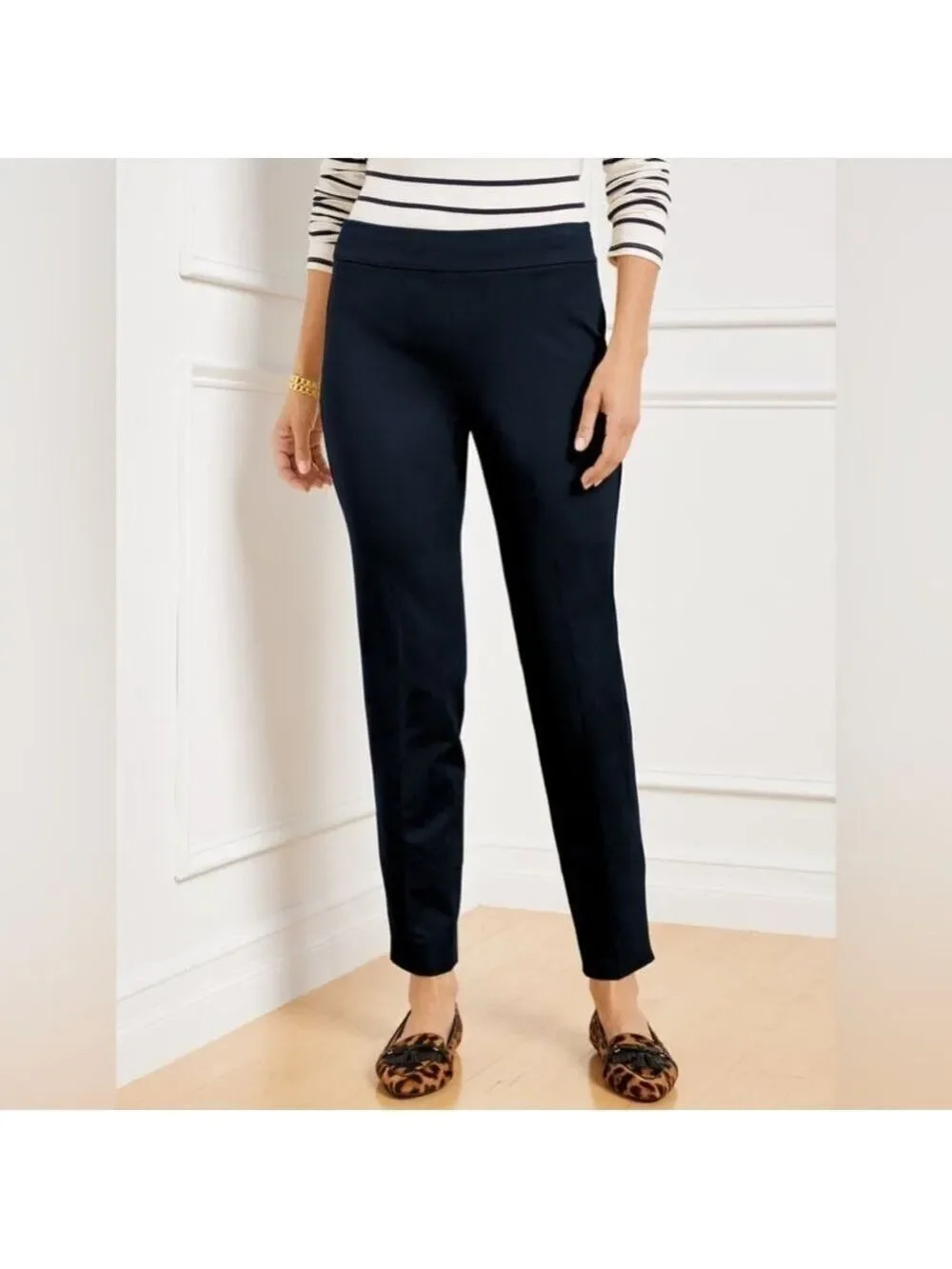 Talbots Women’s Chatham Ankle Pants Red Plaid Size 8P
